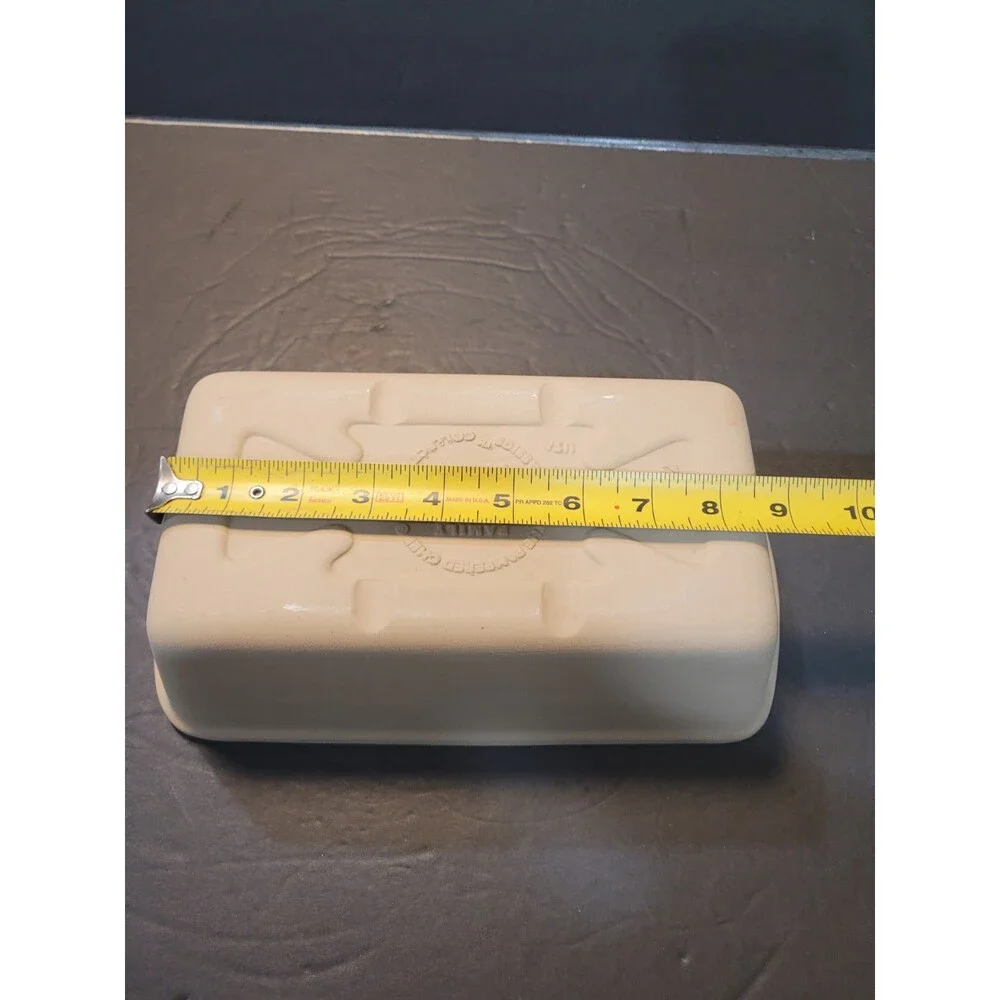 Pampered Chef Family Heritage Stoneware Loaf Pan 9x5 Unglazed #930 Vintage